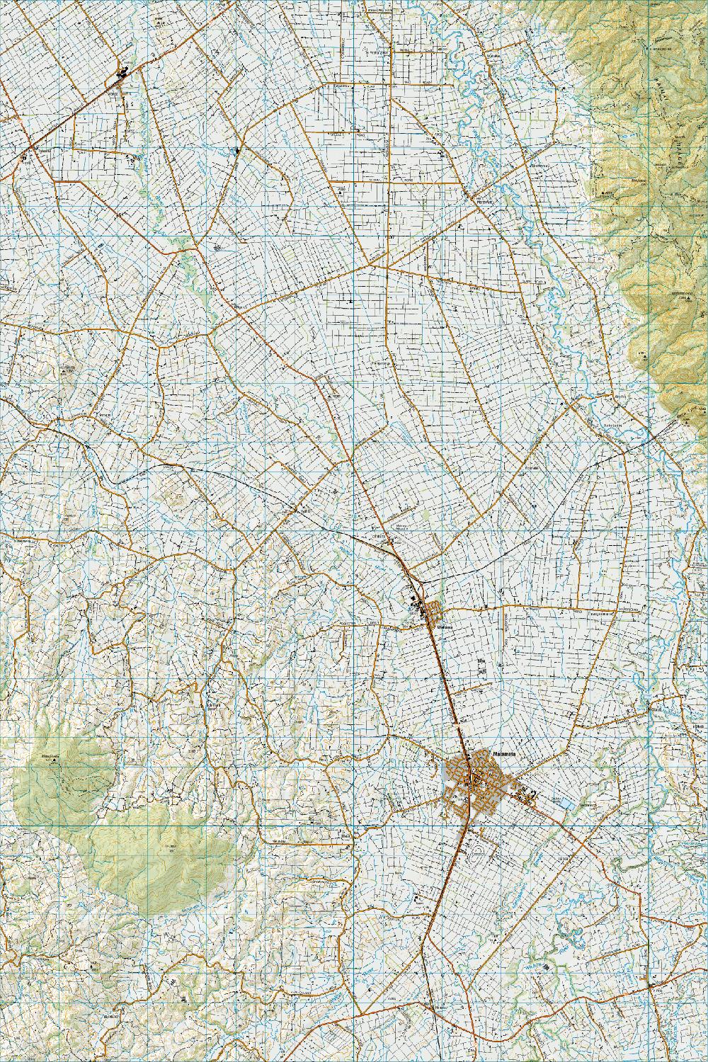 Topo Map Bd Matamata Toit Te Whenua Land Information New