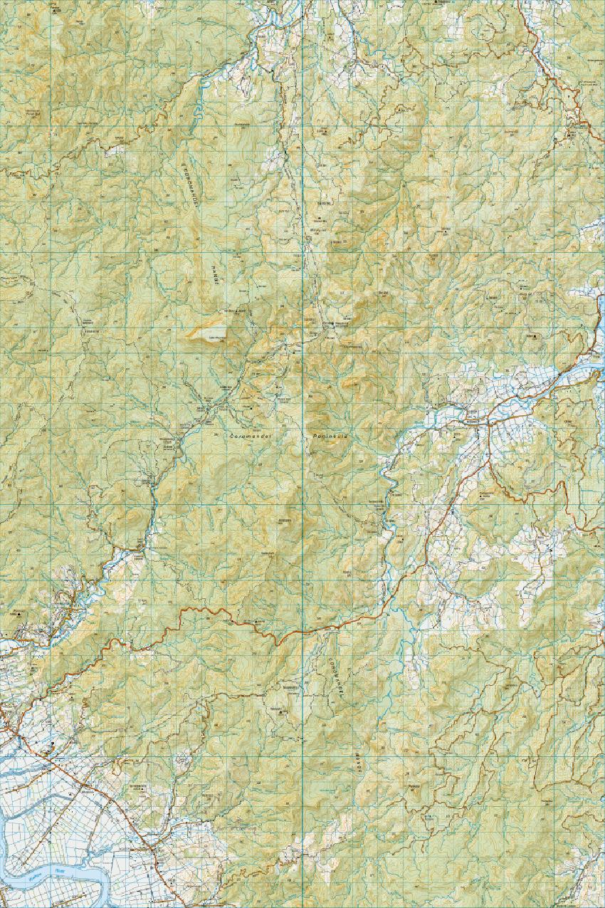 Topo map of Hikuai