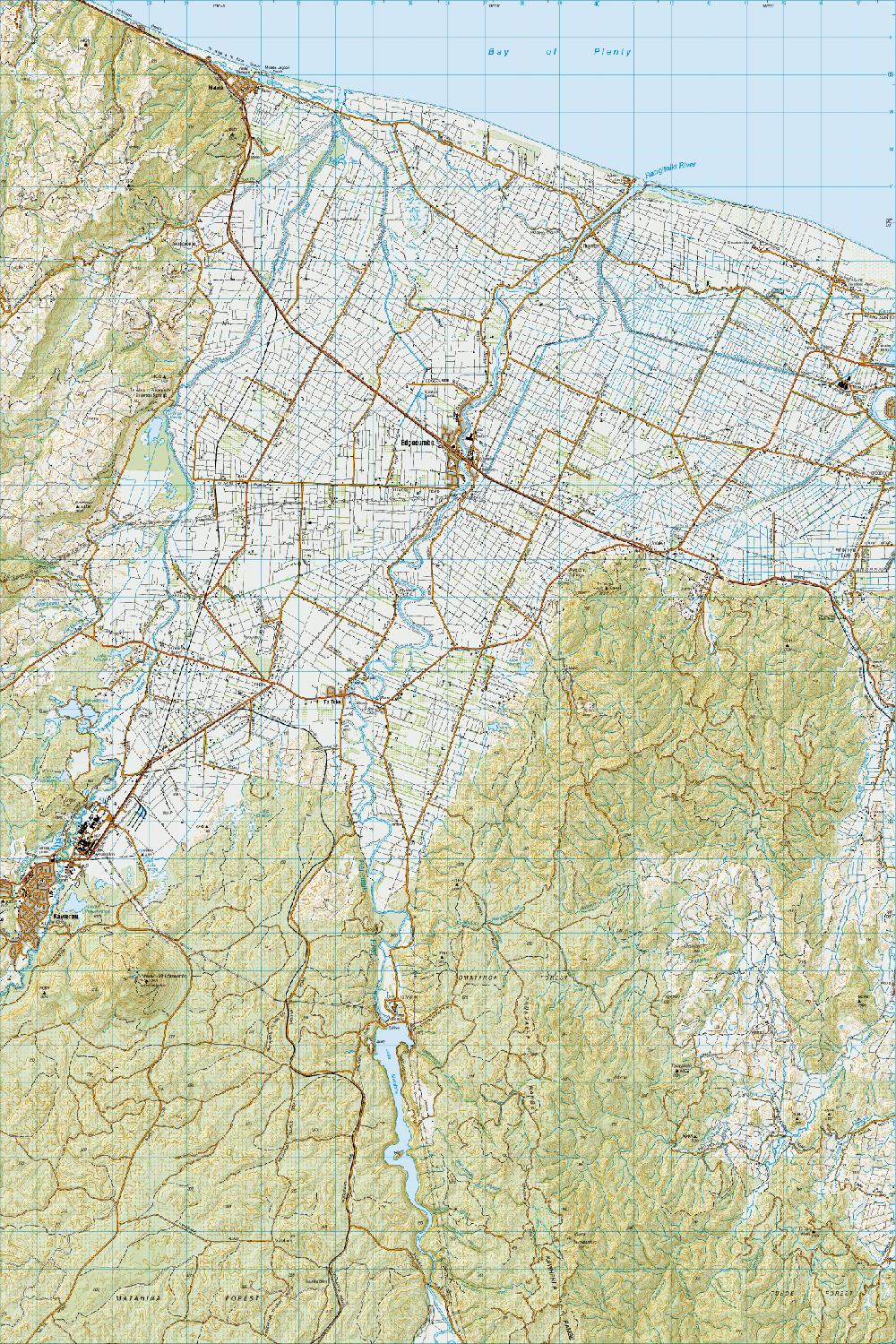 Topo map of Edgecumbe