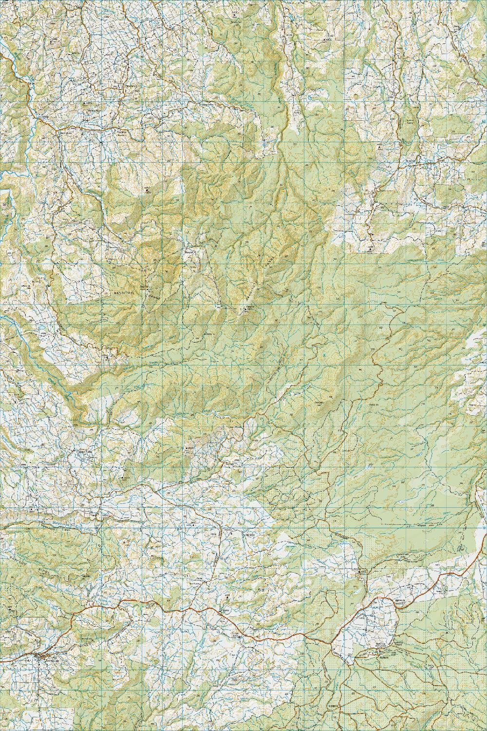 Topo map of Benneydale