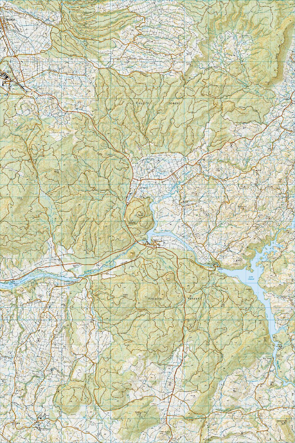Topo map of Atiamuri