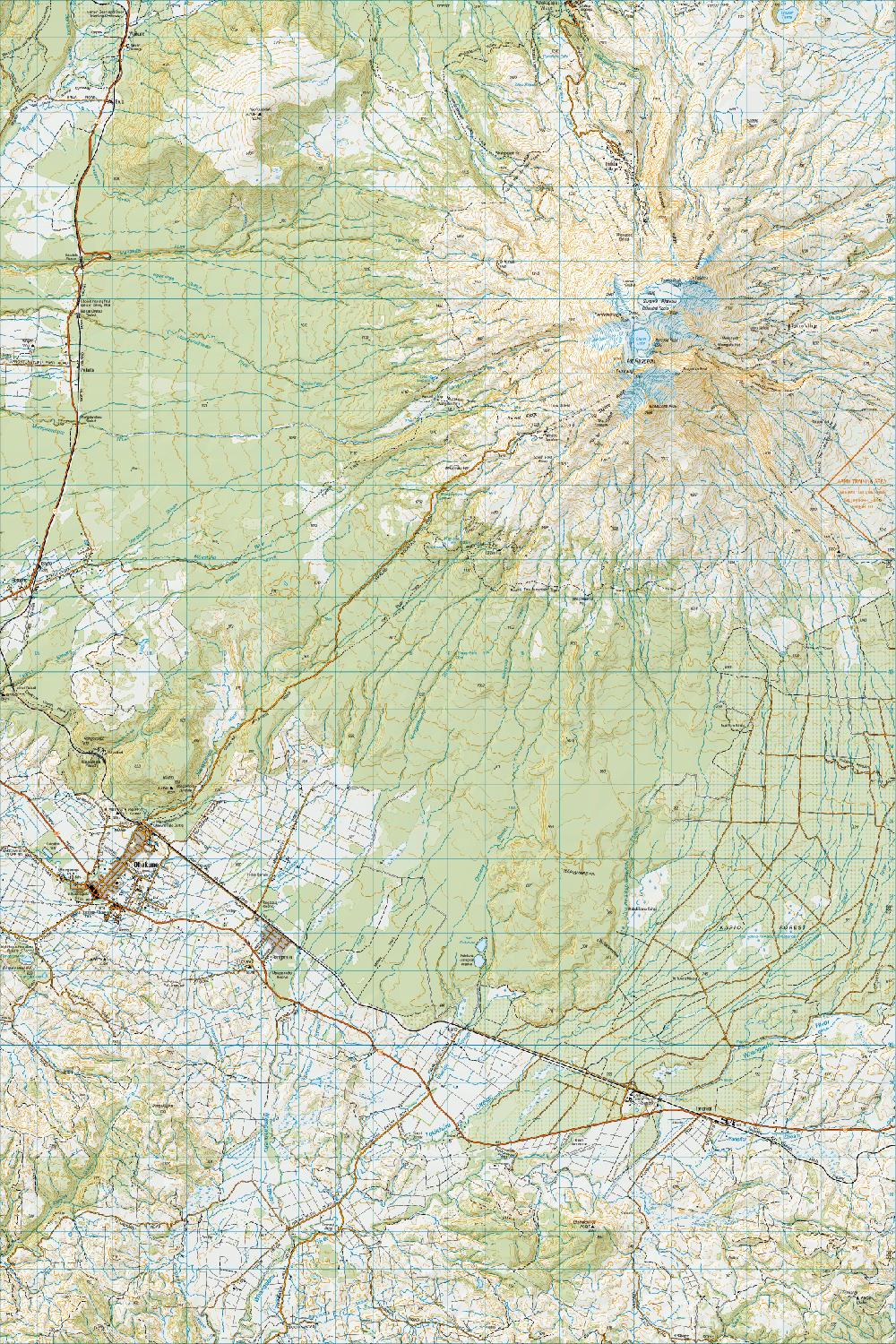 Topo50 Map BJ34 Mount Ruapehu Toit Te Whenua Land Information   BJ34 GeoTifv1 05 Thumbnail 