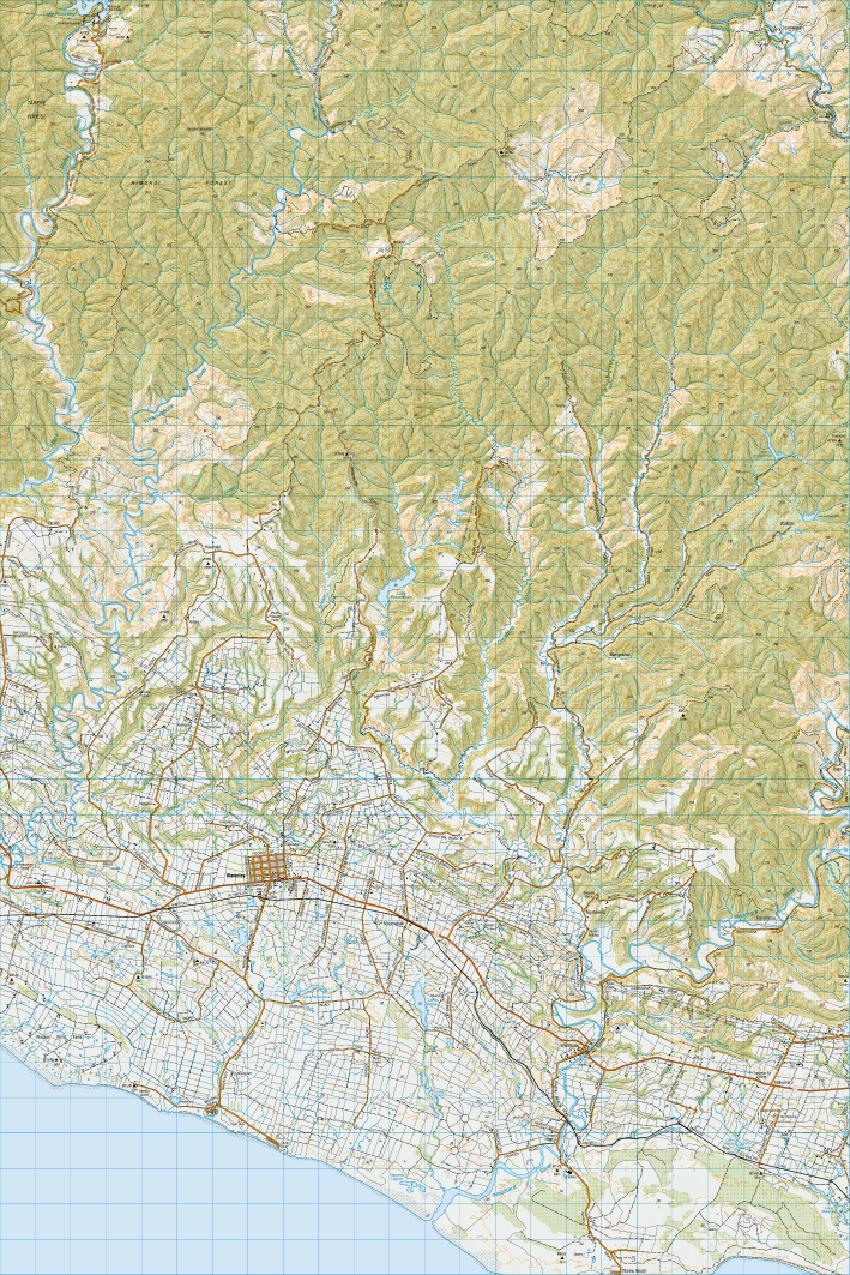 Topo map of Waverley