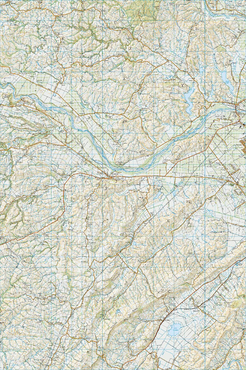 Topo map of Maraekakaho