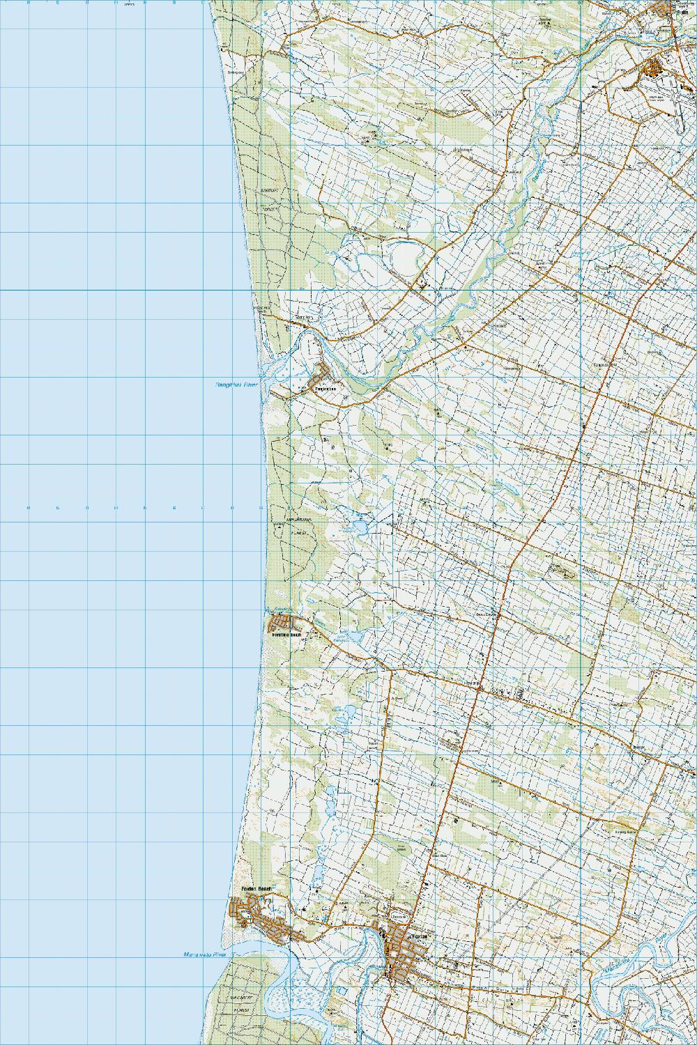 Topo map of Foxton