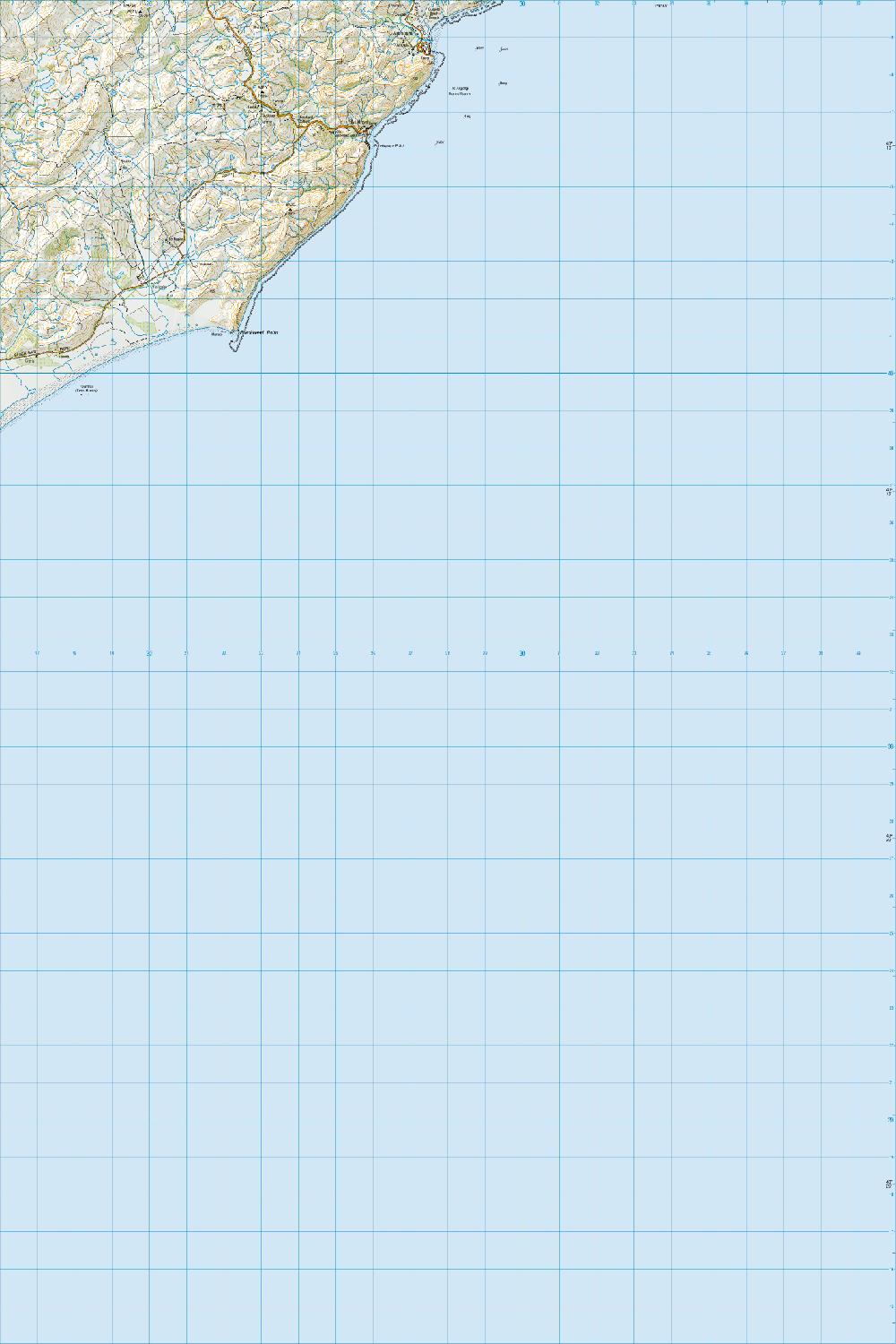 Topo map of Blackhead