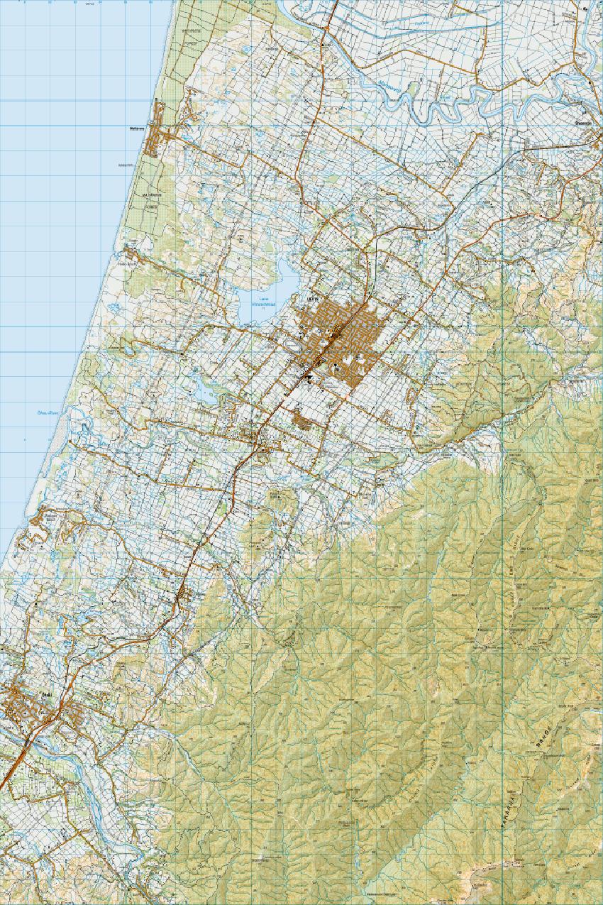 Topo map of Levin