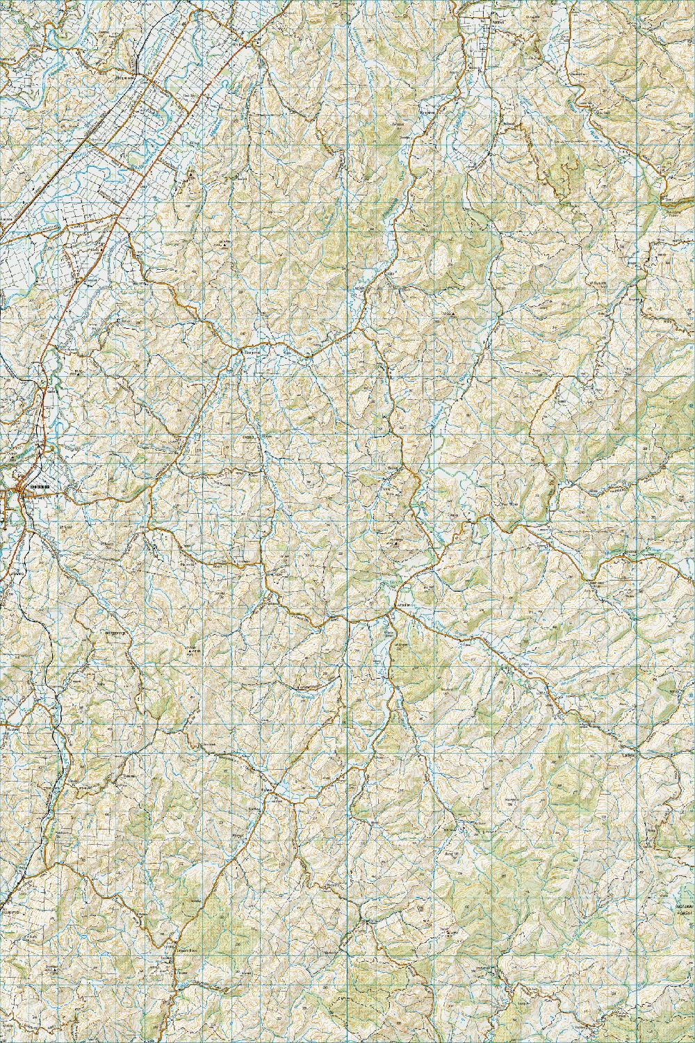 Topo map of Alfredton