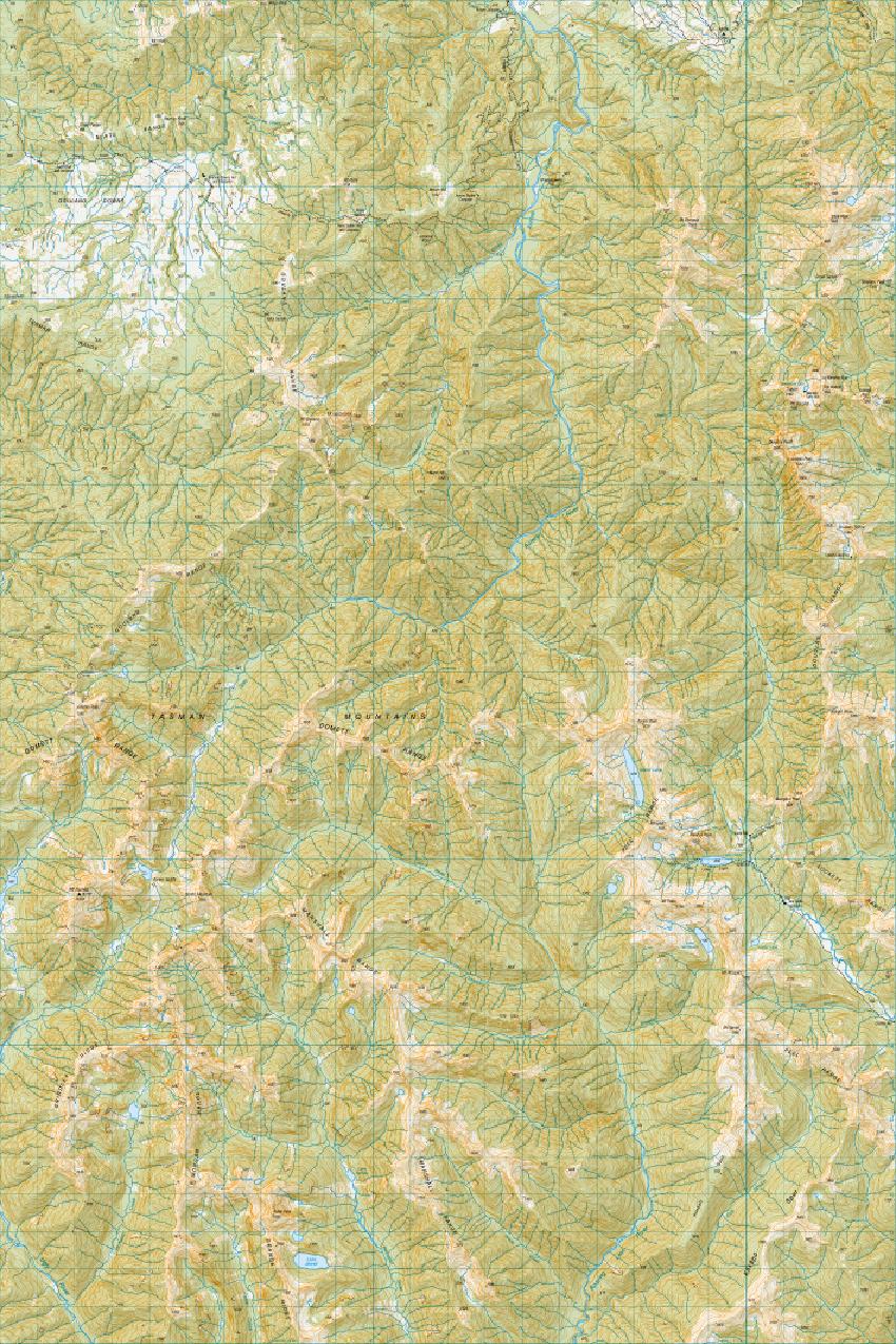 Topo map of Gouland Downs