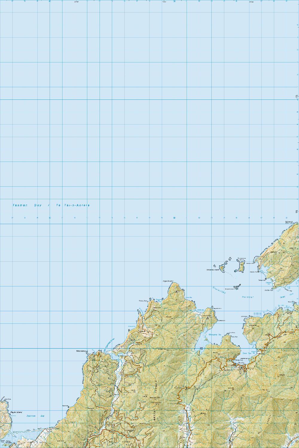 Topo map of Croisilles Peak