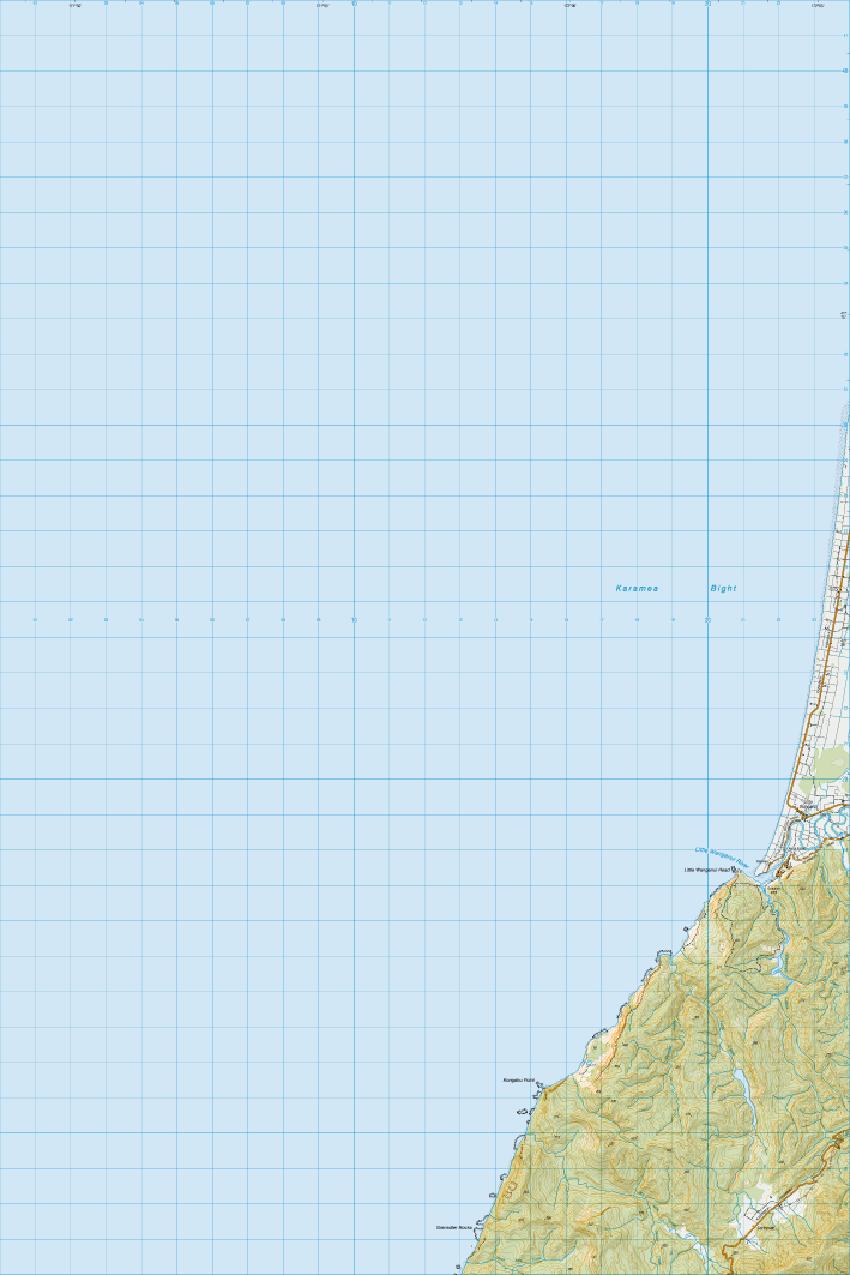 Topo map of Kongahu Point