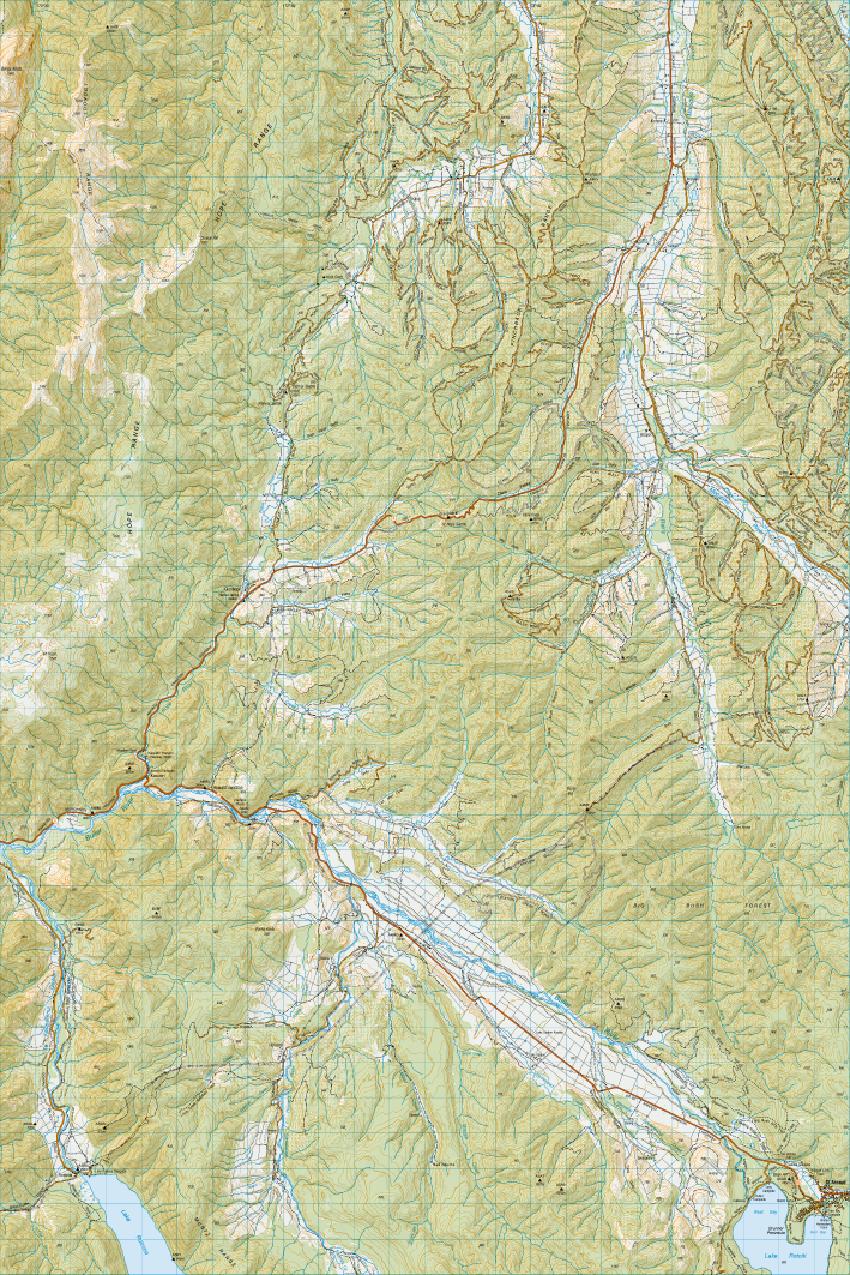 Topo map of Kawatiri