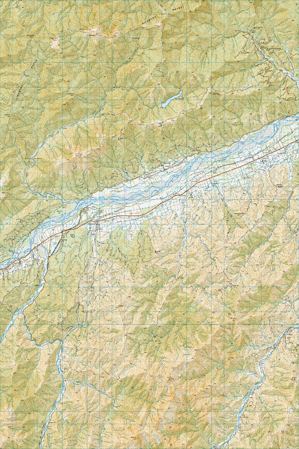 Topo map of Mount Patriarch