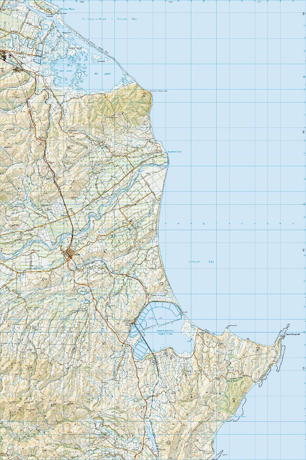 Topo map of Seddon