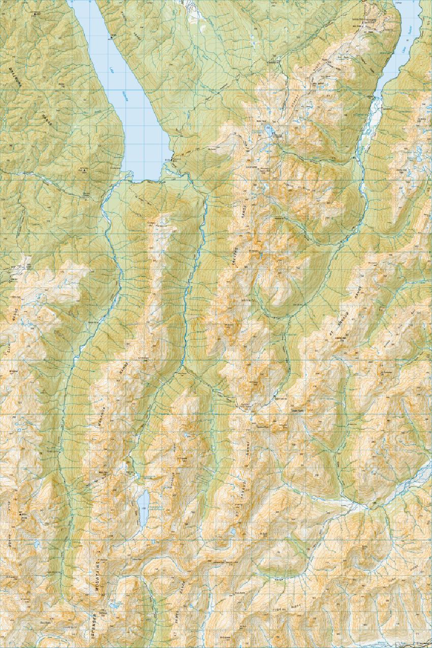 Topo map of Mount Robert