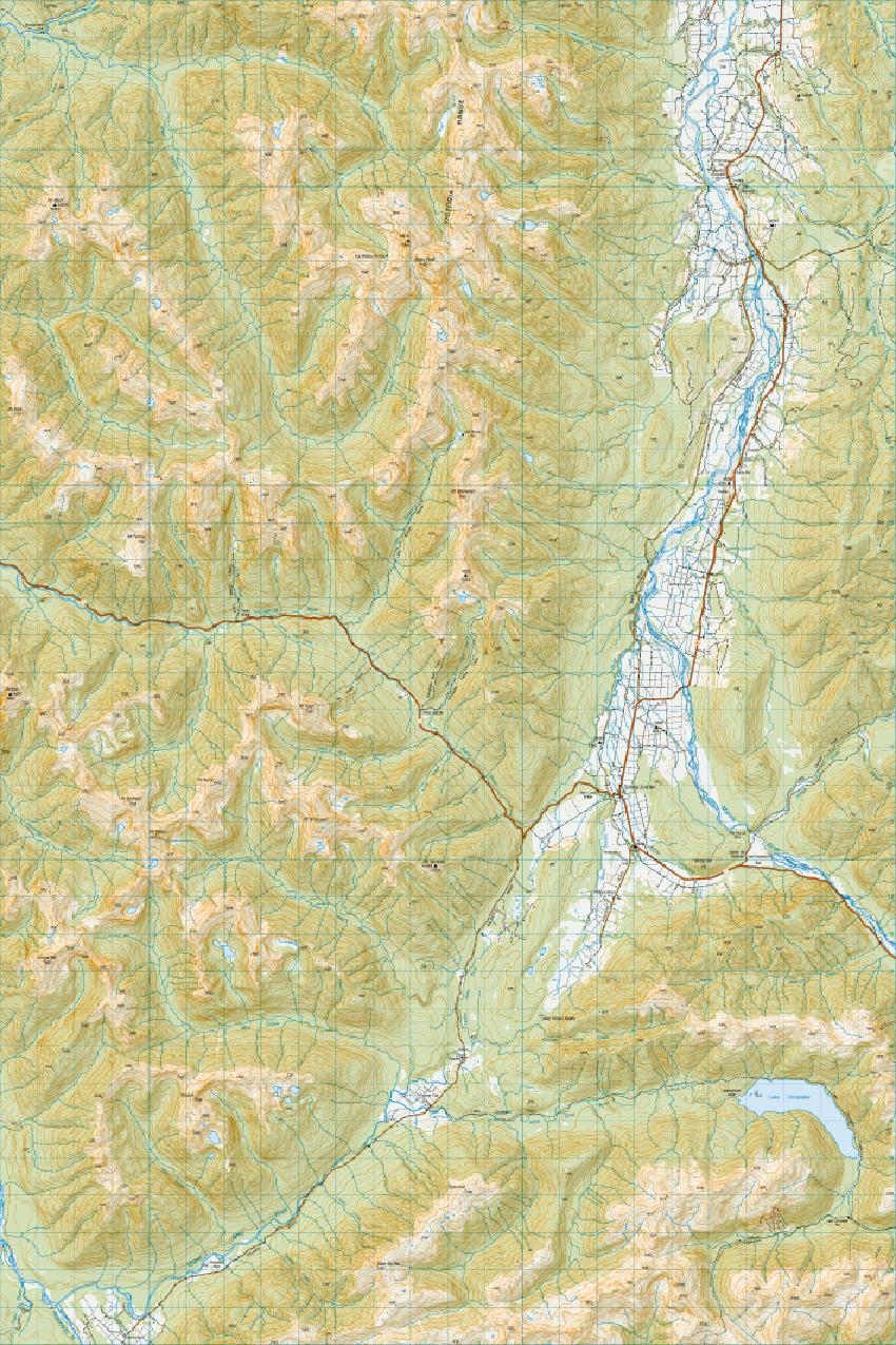 Topo map of Springs Junction