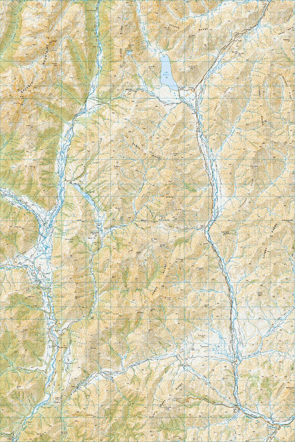 Topo map of Ada Flat
