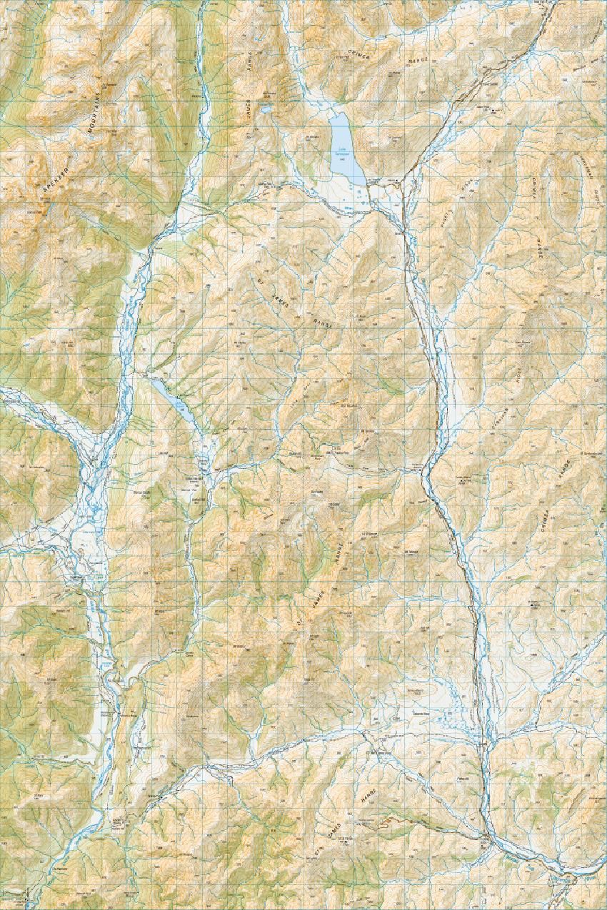 Topo map of Ada Flat