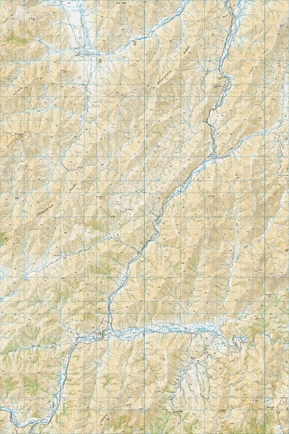 Topo map of Mount Northampton