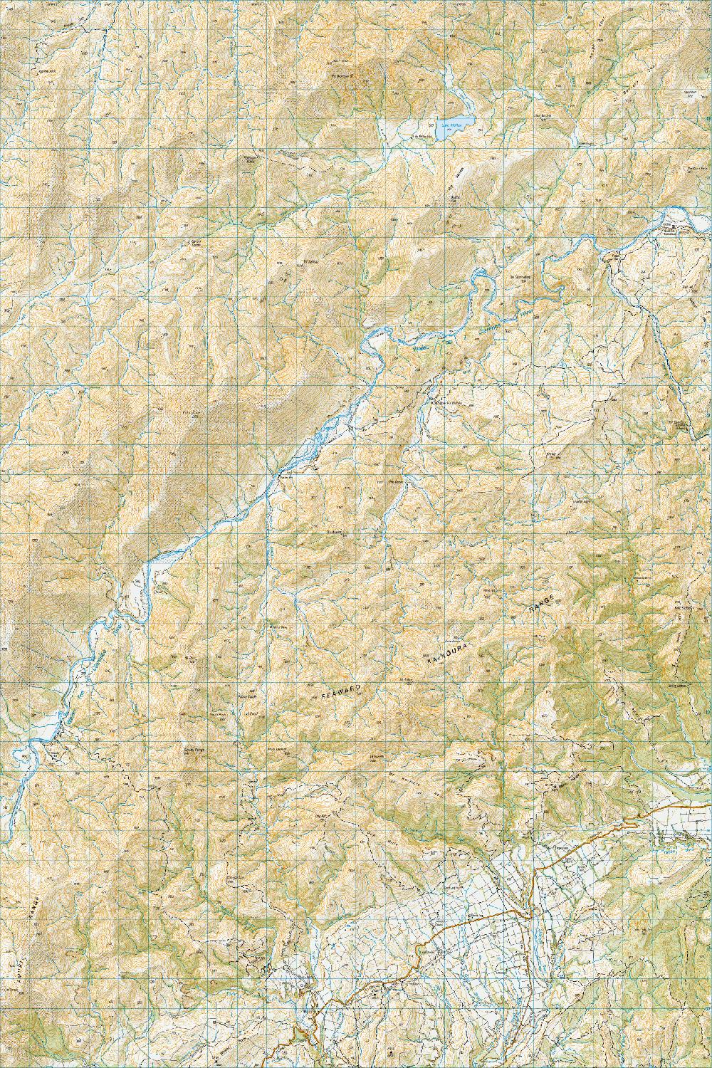 Topo map of Mount Clear