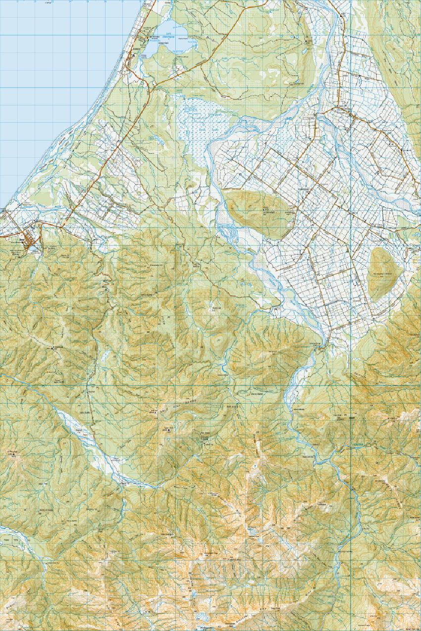 Topo map of Kokatahi