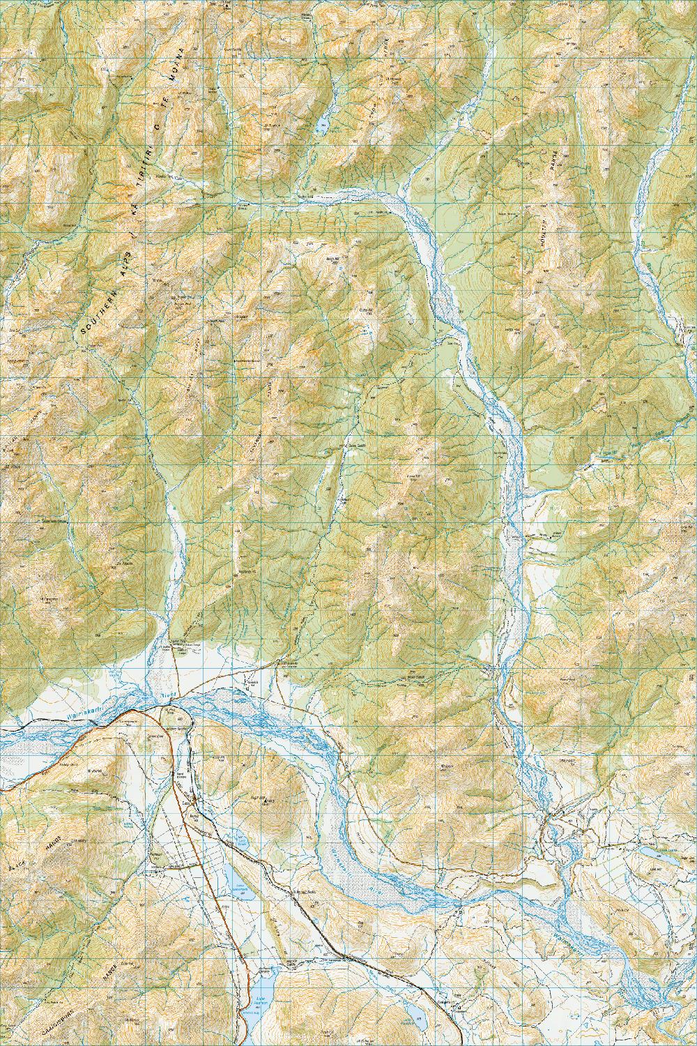 Topo map of Cass