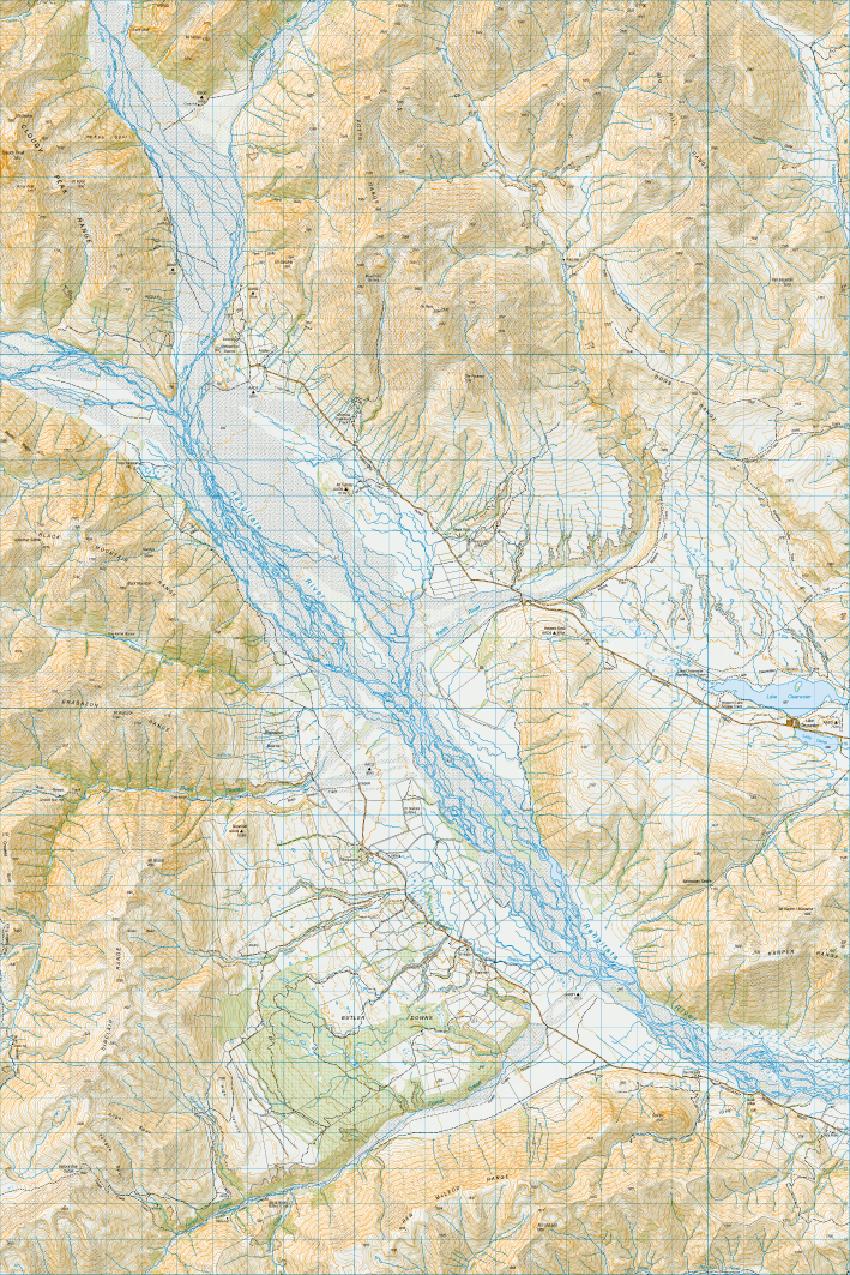 Topo map of Lake Clearwater