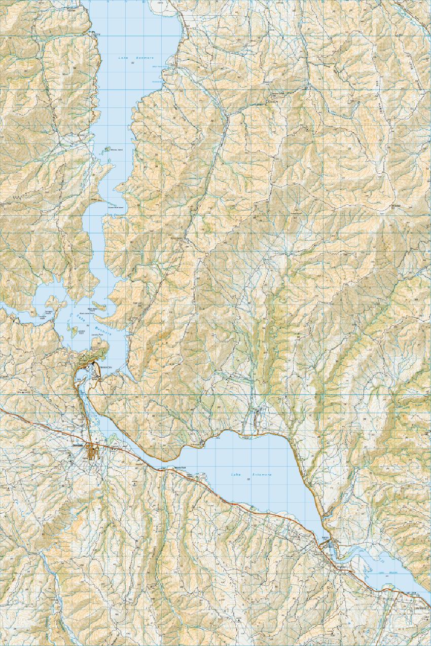 Topo map of Otematata