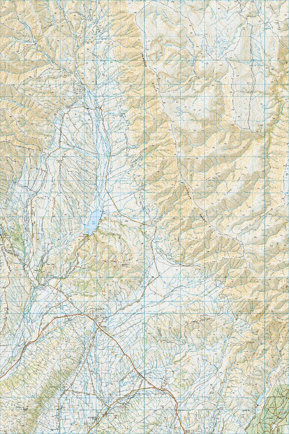 Topo map of Idaburn