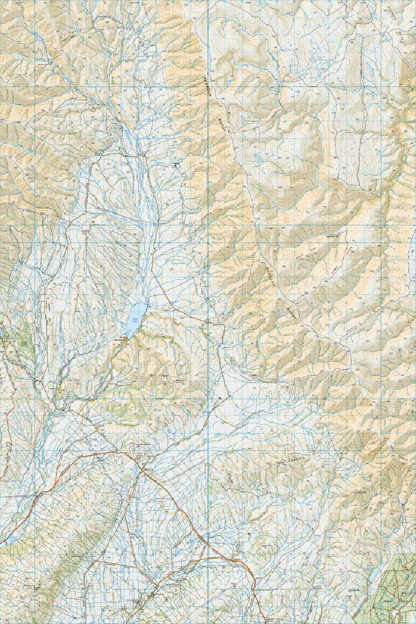 Topo map of Idaburn