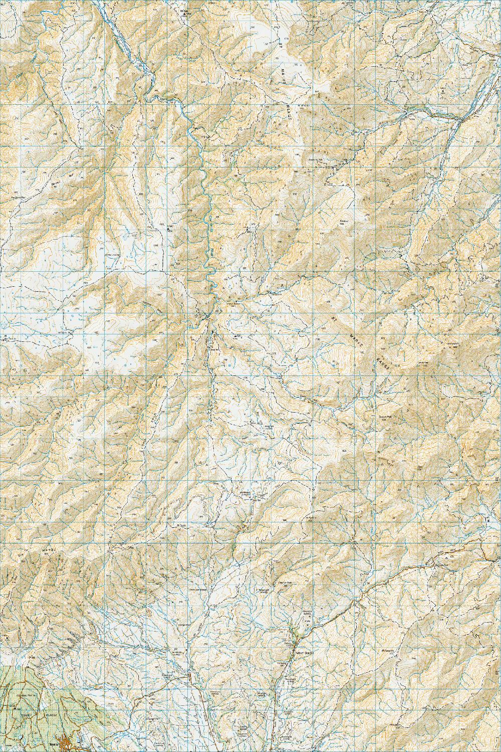 Topo map of Naseby