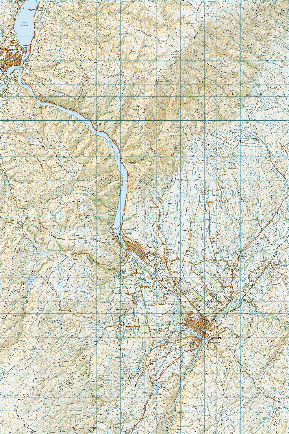 Topo map of Alexandra