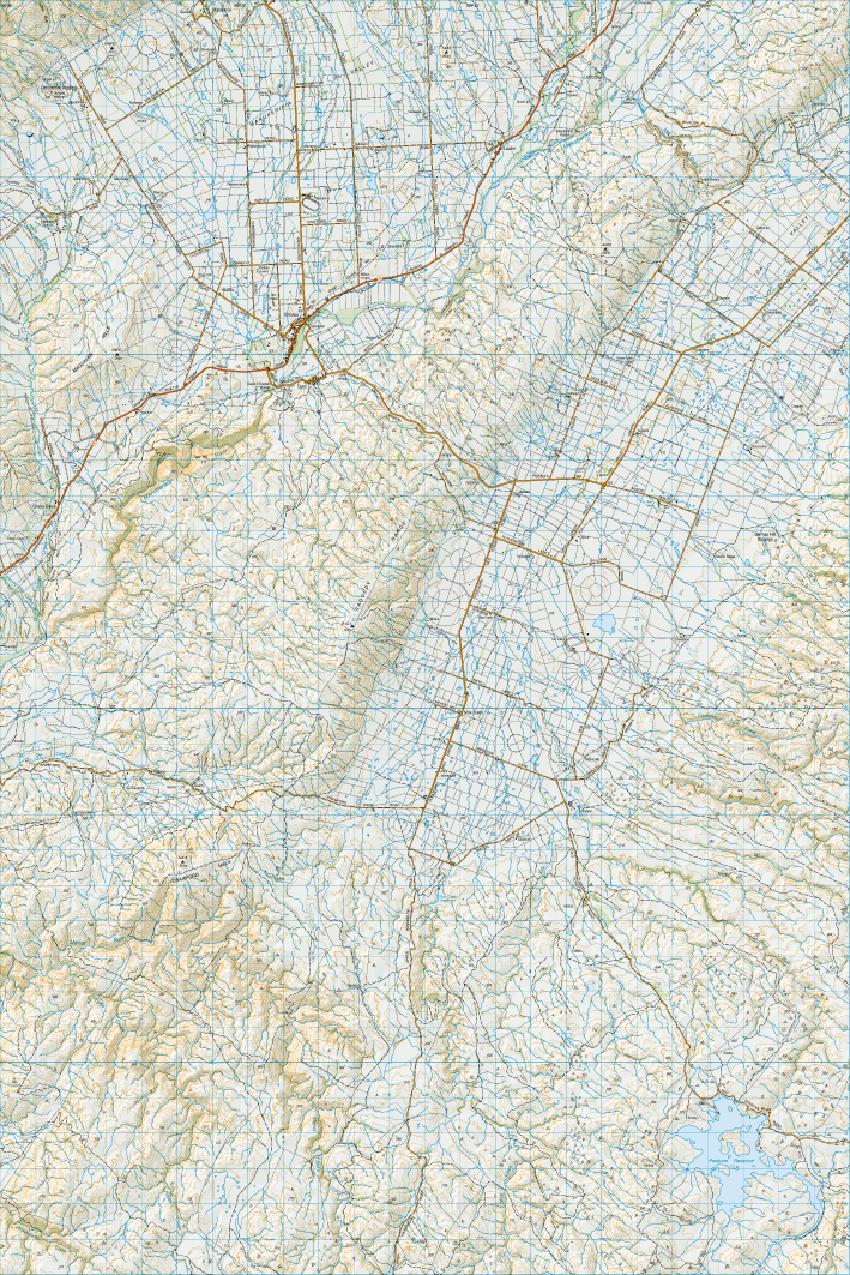 Topo map of Ophir