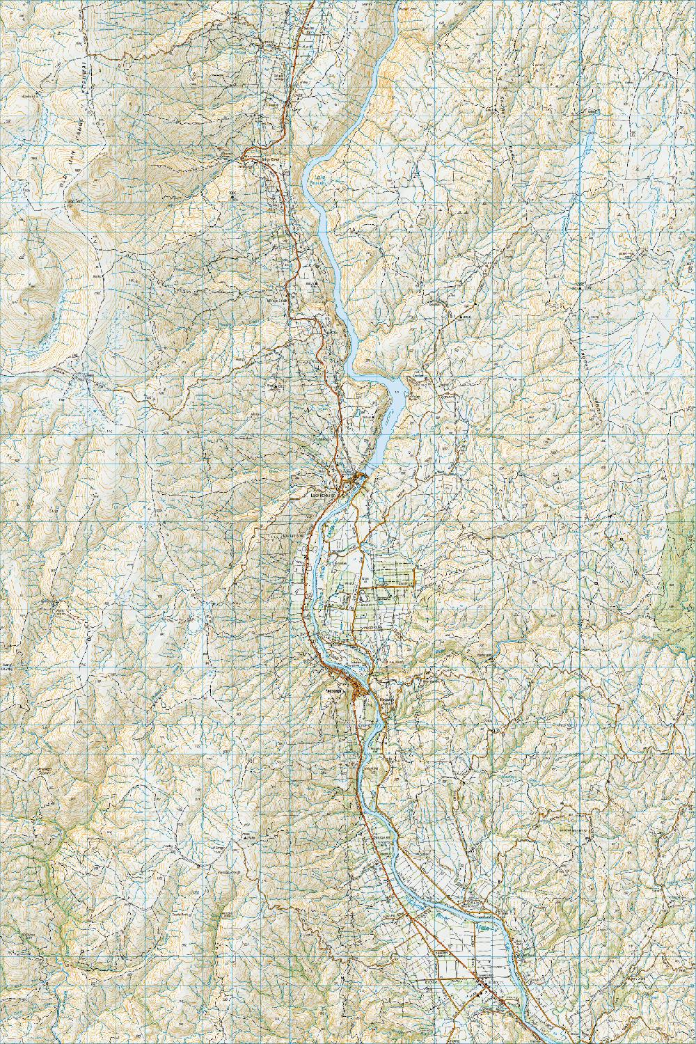 Topo map of Roxburgh