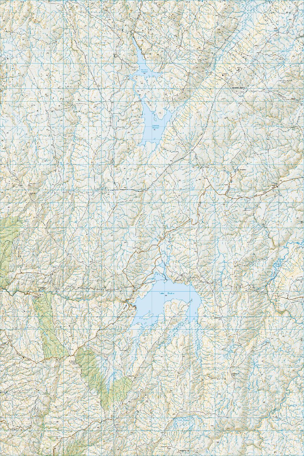 Topo map of Lake Onslow