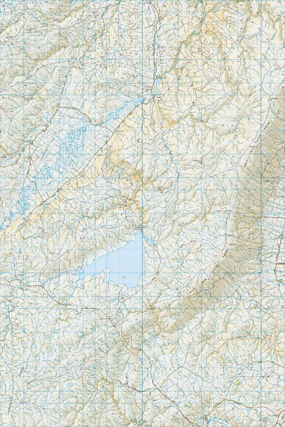 Topo map of Paerau