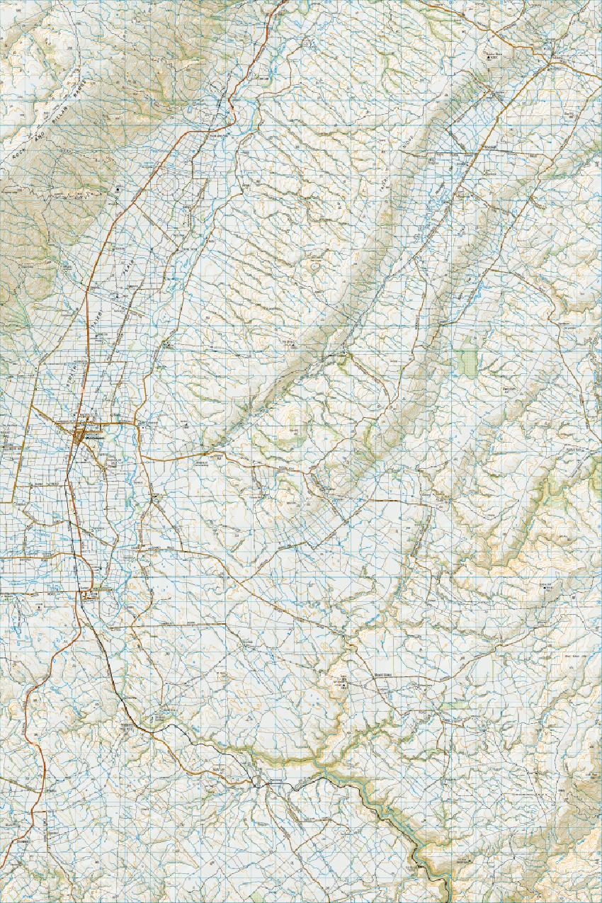 Topo map of Middlemarch