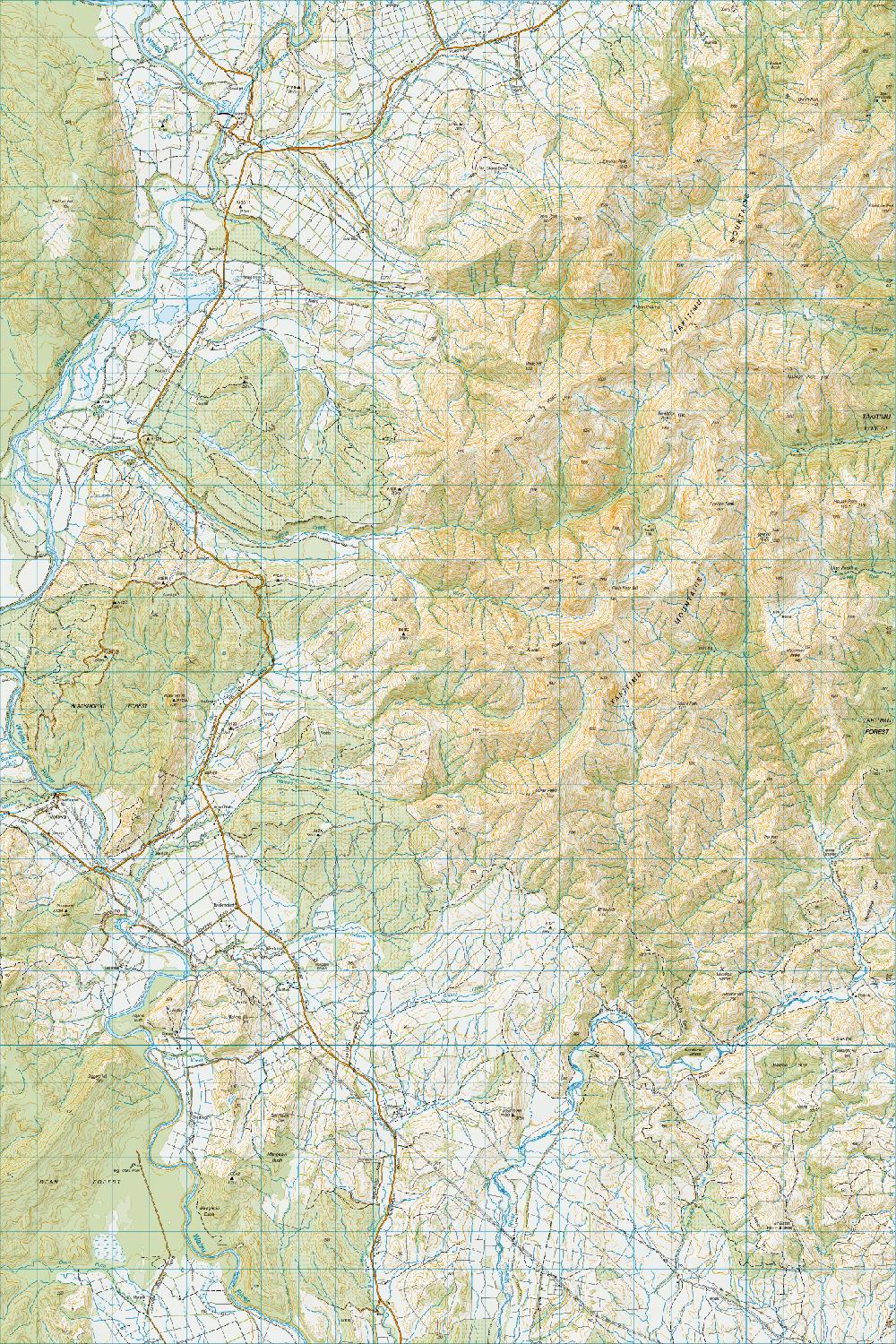 Topo map of Blackmount