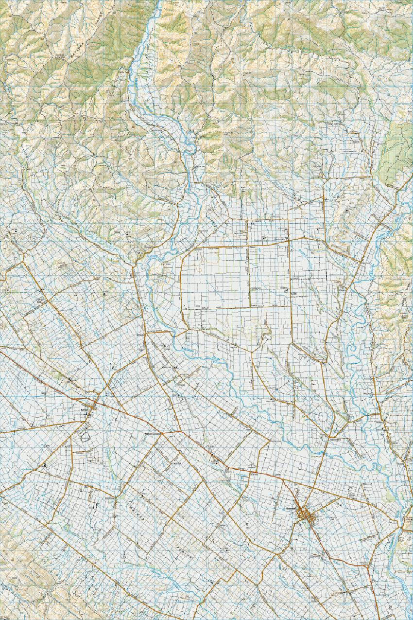 Topo map of Riversdale