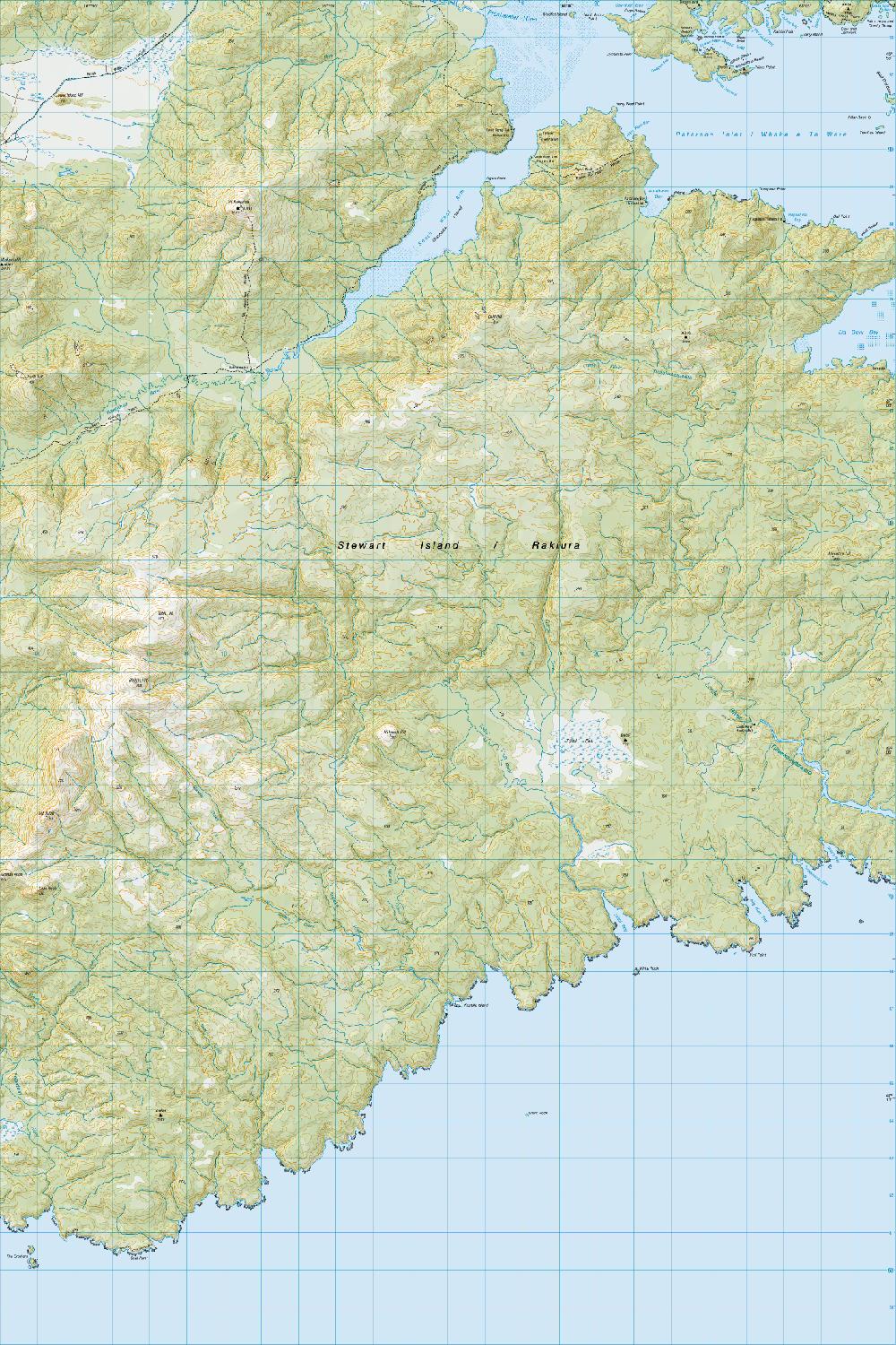 Topo map of Mount Allen