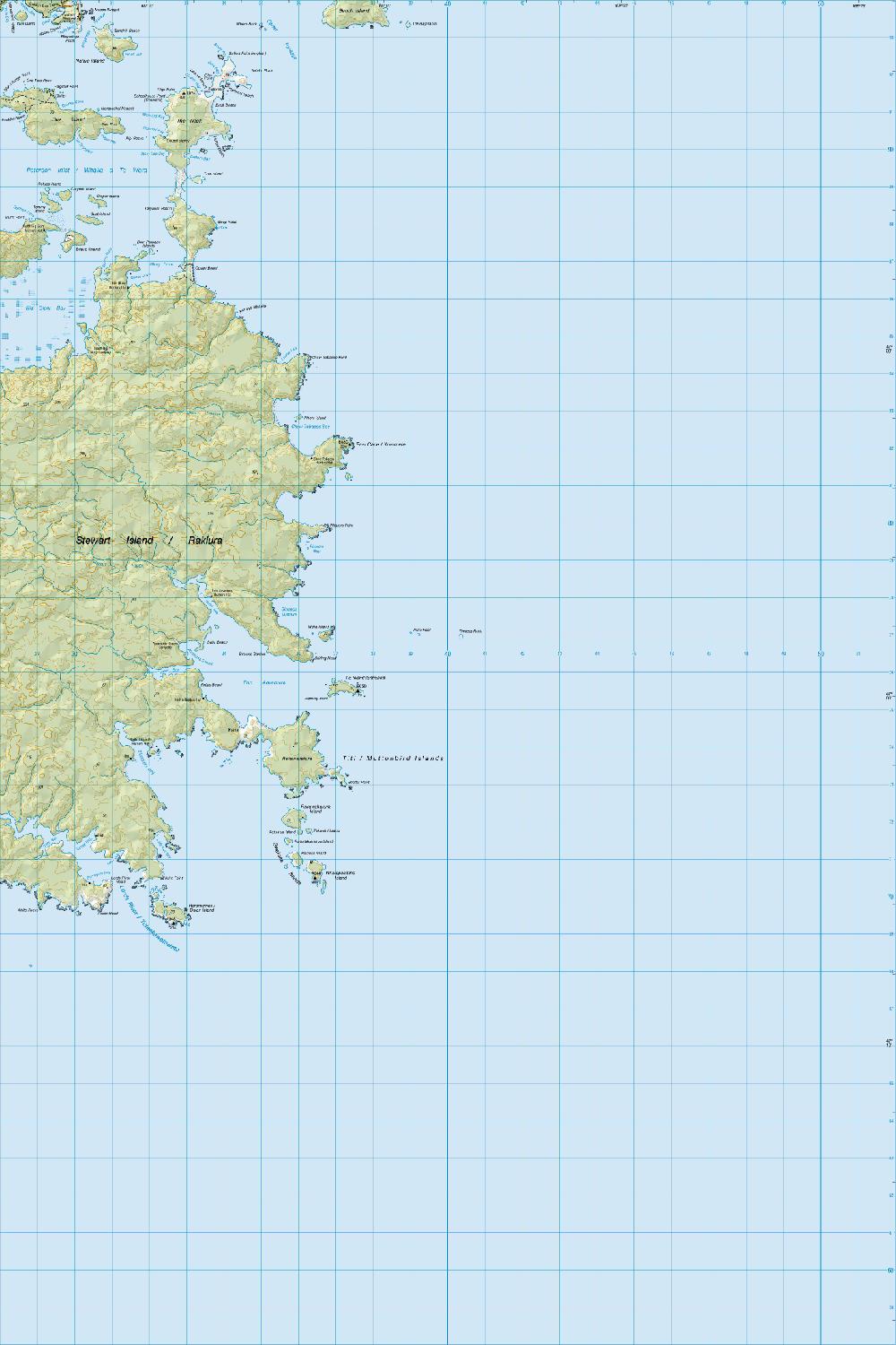 Topo map of Port Adventure
