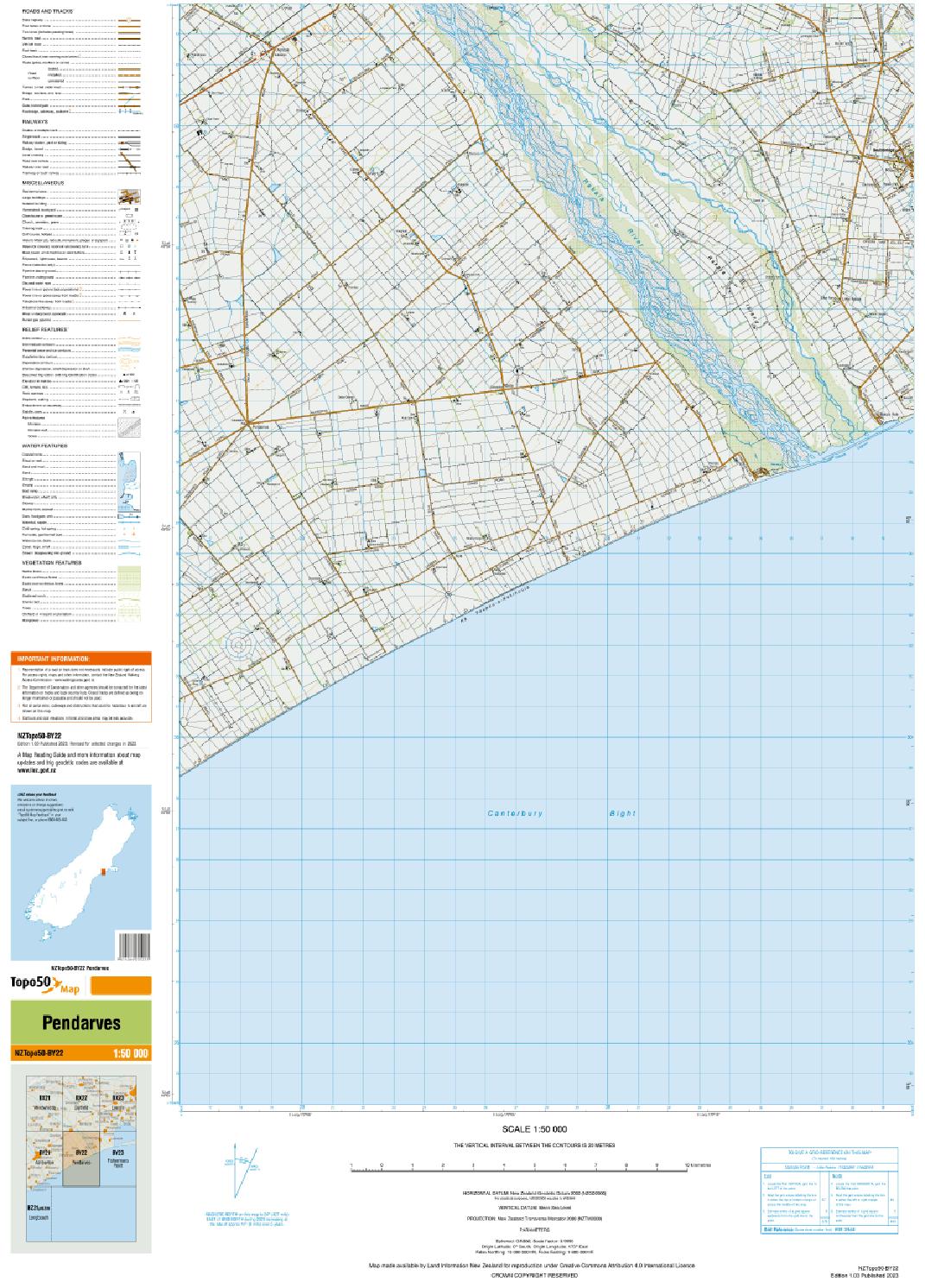 Topo map of Pendarves